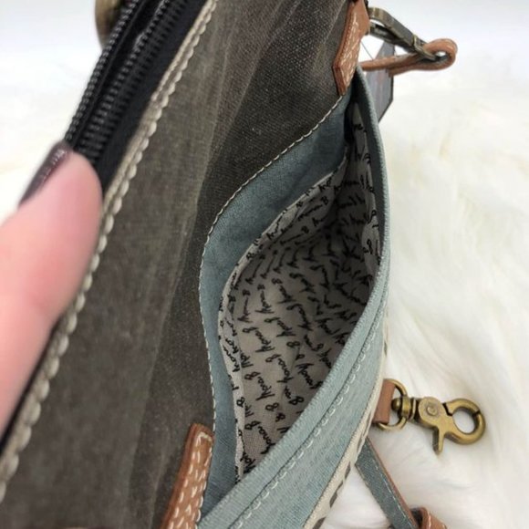 New Mona B Escape The Ordinary Up Fold-Over Crossbody - Sky Blue - Picture 8 of 10